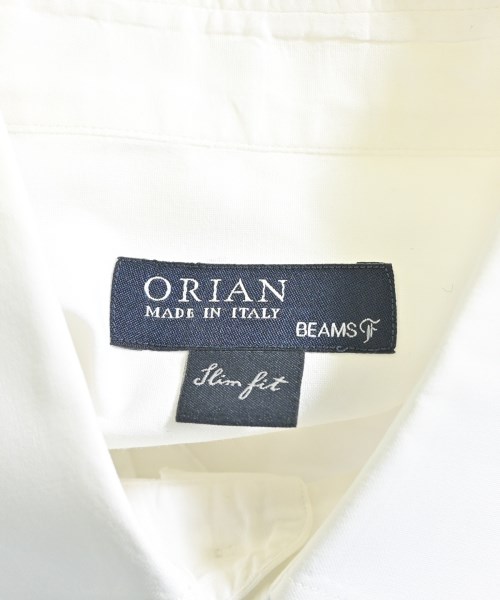 ORIAN（オリアン）ドレスシャツ 白 サイズ:37(XS位) メンズ/2200677535241