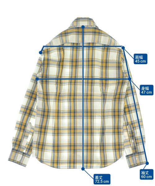 ORIAN（オリアン）カジュアルシャツ 白 サイズ:M メンズ/2200646491219