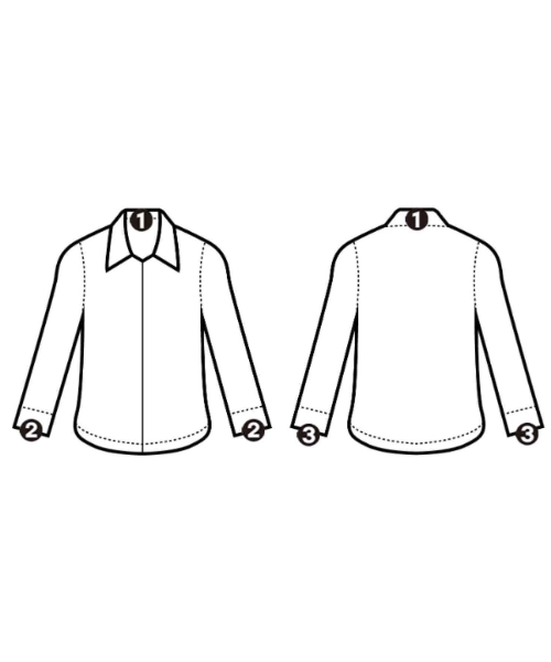 ORIAN（オリアン）ドレスシャツ 青 サイズ:S メンズ/2200651242066