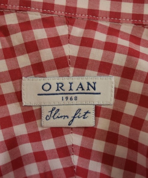 ORIAN（オリアン）ドレスシャツ 赤 サイズ:41(XL位) メンズ/2200709206026
