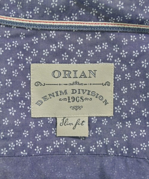 ORIAN（オリアン）カジュアルシャツ 紺 サイズ:39(M位) メンズ/2200720884180