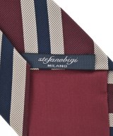 stefanobigi（ビジ）ネクタイ 赤 サイズ:- メンズ/2200620509015