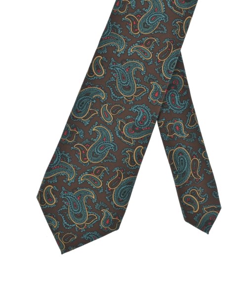 stefanobigi（ビジ）ネクタイ 茶 サイズ:- メンズ/2200620509022