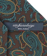 stefanobigi（ビジ）ネクタイ 茶 サイズ:- メンズ/2200620509022