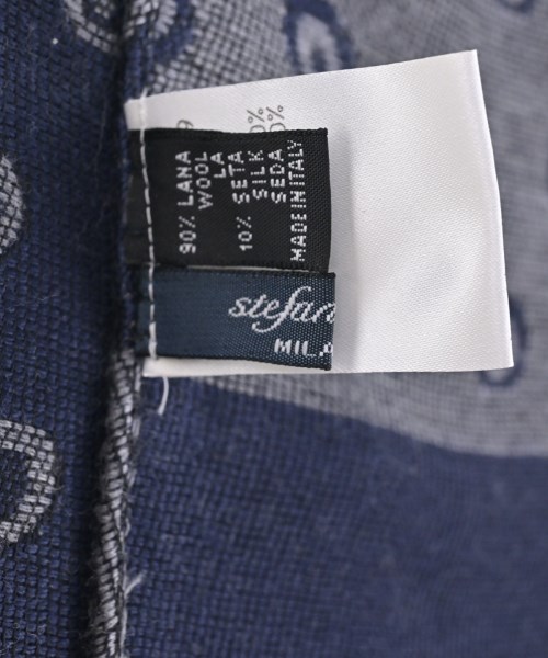 stefanobigi（ビジ）マフラー 紺 サイズ:- メンズ/2200657344047