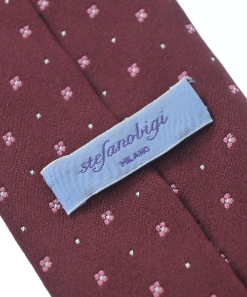 stefanobigi（ビジ）ネクタイ 赤 サイズ:- メンズ/2200637513272