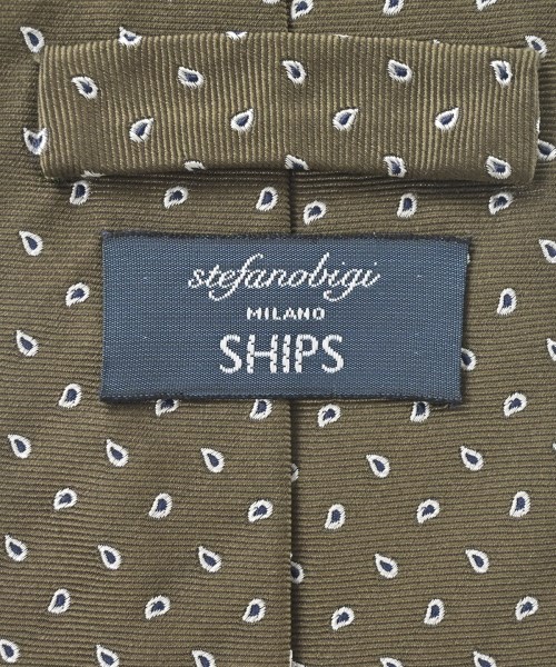 stefanobigi（ビジ）ネクタイ カーキ サイズ:- メンズ/2200666880291