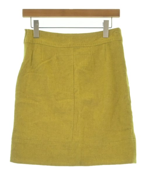 MAX MARA WEEK END LINE（マックスマーラ　ウィークエンドライン）ひざ丈スカート 黄 サイズ:38(S位) レディース/2200626309039