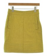 MAX MARA WEEK END LINE（マックスマーラ　ウィークエンドライン）ひざ丈スカート 黄 サイズ:38(S位) レディース/2200626309039