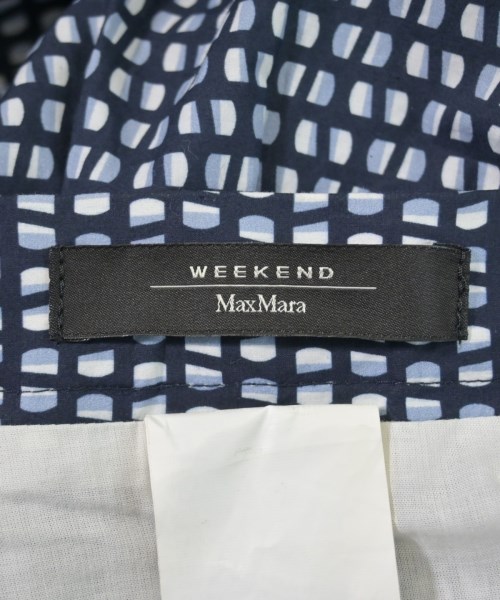 MAX MARA WEEK END LINE（マックスマーラ　ウィークエンドライン）ひざ丈スカート 紺 サイズ:38(S位) レディース/2200643824256