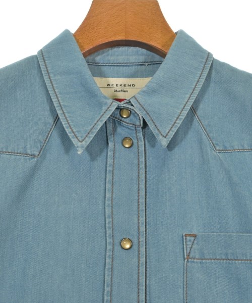 MAX MARA WEEK END LINE（マックスマーラ　ウィークエンドライン）カジュアルシャツ 青 サイズ:40(M位) レディース/2200644191050