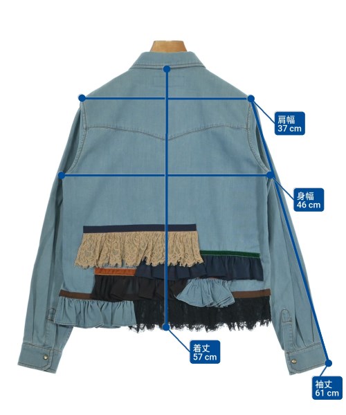 MAX MARA WEEK END LINE（マックスマーラ　ウィークエンドライン）カジュアルシャツ 青 サイズ:40(M位) レディース/2200644191050