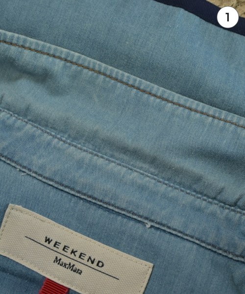 MAX MARA WEEK END LINE（マックスマーラ　ウィークエンドライン）カジュアルシャツ 青 サイズ:40(M位) レディース/2200644191050