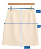 MAX MARA WEEK END LINE（マックスマーラ　ウィークエンドライン）ひざ丈スカート ベージュ サイズ:36(XS位) レディース/2200621451085