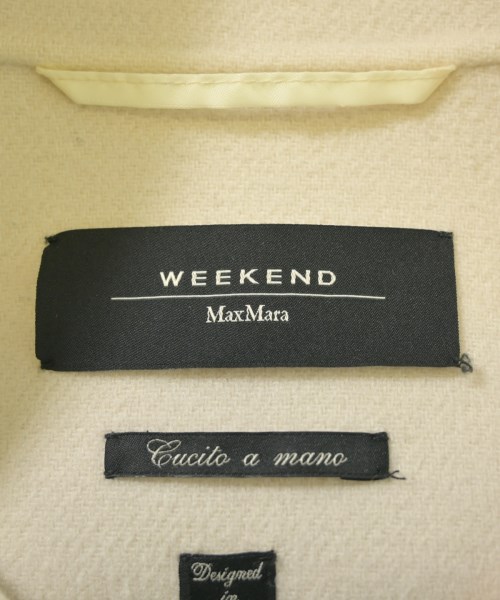 MAX MARA WEEK END LINE（マックスマーラ　ウィークエンドライン）ピーコート 白 サイズ:36(XS位) レディース/2200624157021