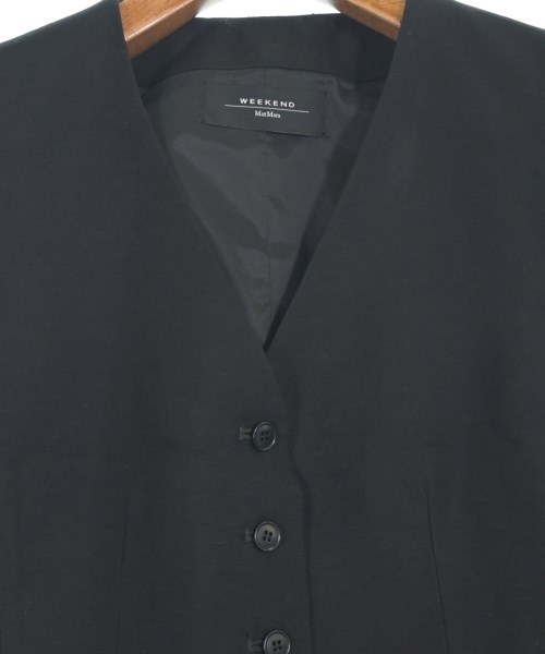 MAX MARA WEEK END LINE（マックスマーラ　ウィークエンドライン）ベスト 黒 サイズ:40(M位) レディース/2200623050064