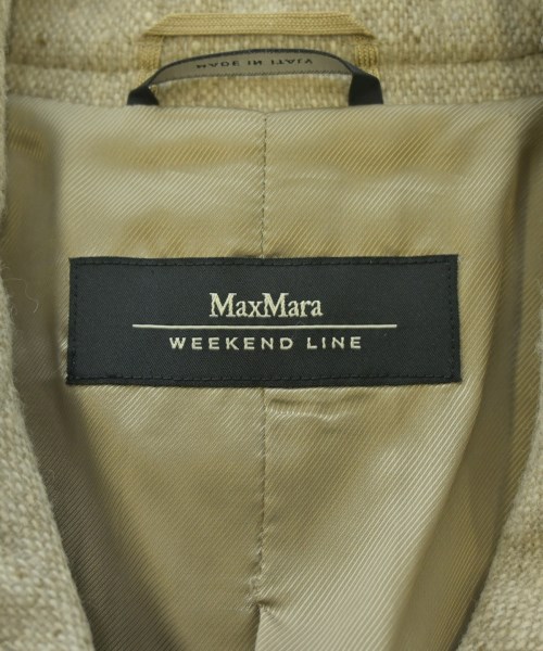 MAX MARA WEEK END LINE（マックスマーラ　ウィークエンドライン）ジャケット ベージュ サイズ:40(M位) レディース/2200618356034