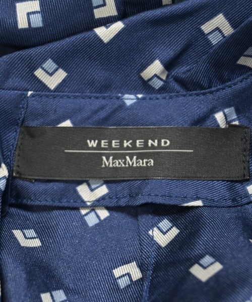 MAX MARA WEEK END LINE（マックスマーラ　ウィークエンドライン）カジュアルシャツ 紺 サイズ:42(M位) レディース/2200610752056