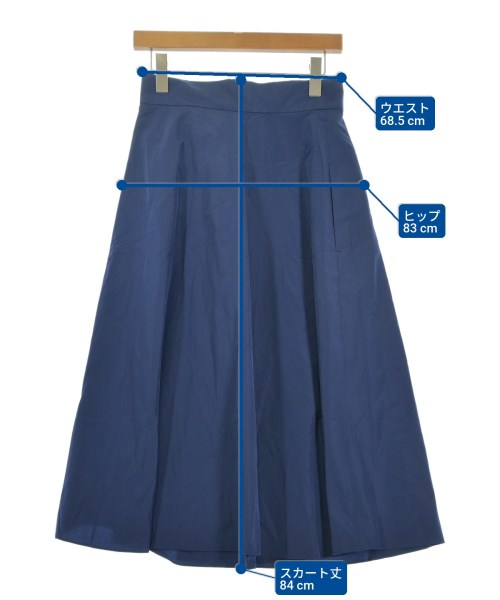 MAX MARA WEEK END LINE（マックスマーラ　ウィークエンドライン）ロング・マキシ丈スカート 青 サイズ:38(S位) レディース/2200620777216