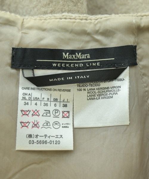 MAX MARA WEEK END LINE（マックスマーラ　ウィークエンドライン）ミニスカート ベージュ サイズ:38(S位) レディース/2200675677080
