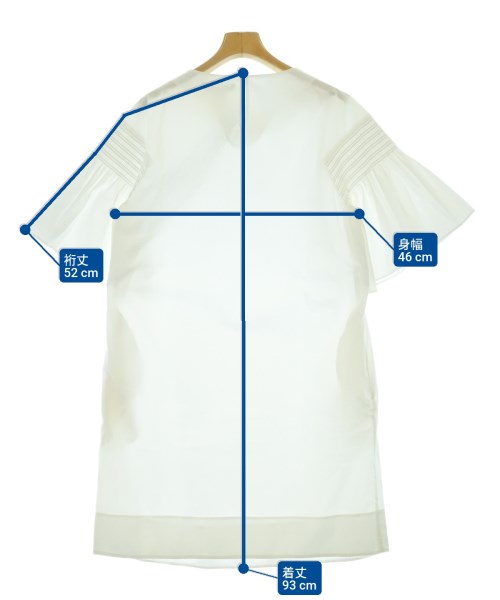 MAX MARA WEEK END LINE（マックスマーラ　ウィークエンドライン）ワンピース 白 サイズ:40(M位) レディース/2200678349083