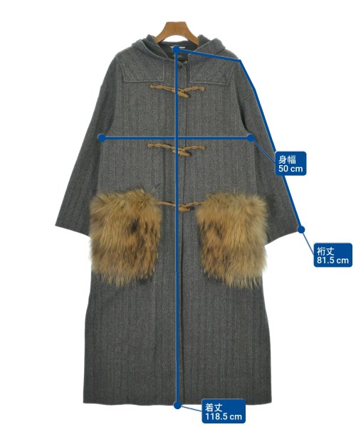 MAX MARA WEEK END LINE（マックスマーラ　ウィークエンドライン）ダッフルコート グレー サイズ:40(M位) レディース/2200691870717