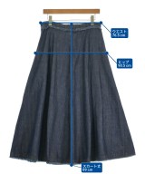 MAX MARA WEEK END LINE（マックスマーラ　ウィークエンドライン）ロング・マキシ丈スカート 紺 サイズ:44(L位) レディース/2200690262056