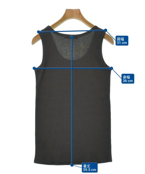 MAX MARA WEEK END LINE（マックスマーラ　ウィークエンドライン）タンクトップ 茶 サイズ:M レディース/2200691841120