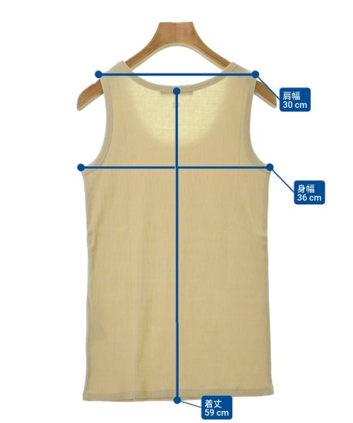MAX MARA WEEK END LINE（マックスマーラ　ウィークエンドライン）タンクトップ ベージュ サイズ:M レディース/2200691841137