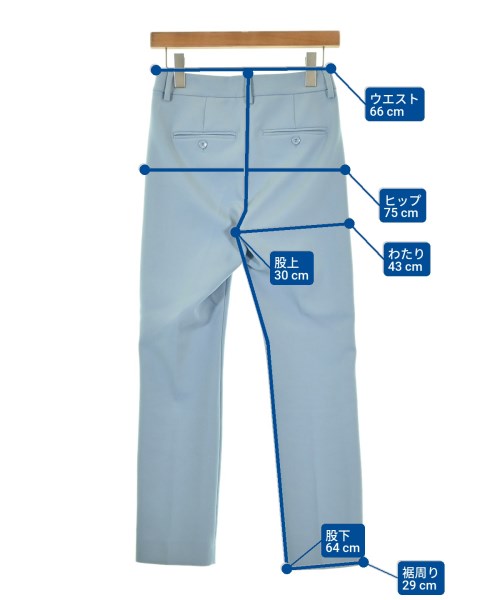 MAX MARA WEEK END LINE（マックスマーラ　ウィークエンドライン）スラックス 青 サイズ:34(XXS位) レディース/2200691298061