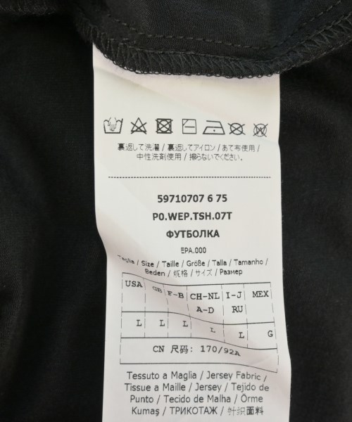 MAX MARA WEEK END LINE（マックスマーラ　ウィークエンドライン）Tシャツ・カットソー 黒 サイズ:L レディース/2200701205058