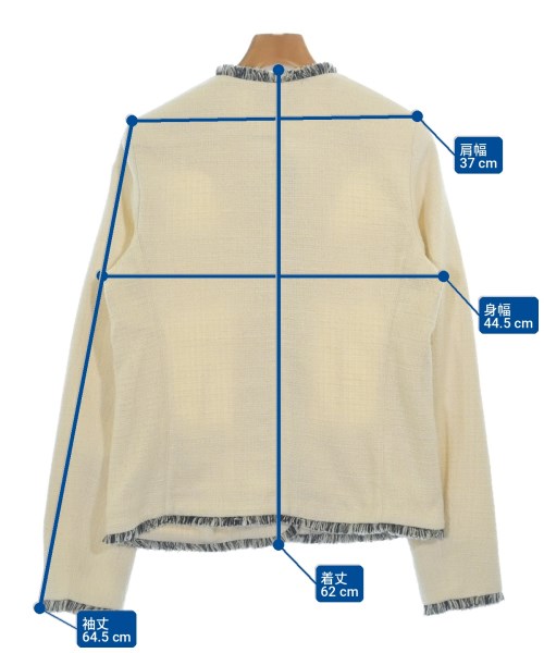 MAX MARA WEEK END LINE（マックスマーラ　ウィークエンドライン）ノーカラージャケット ベージュ サイズ:44(L位) レディース/2200693006015