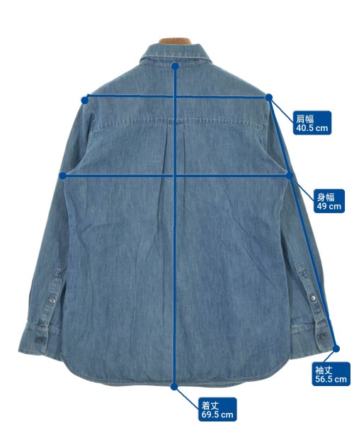 MAX MARA WEEK END LINE（マックスマーラ　ウィークエンドライン）カジュアルシャツ 青 サイズ:36(XS位) レディース/2200655056195