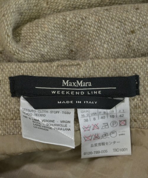 MAX MARA WEEK END LINE（マックスマーラ　ウィークエンドライン）ひざ丈スカート ベージュ サイズ:42(M位) レディース/2200713312232