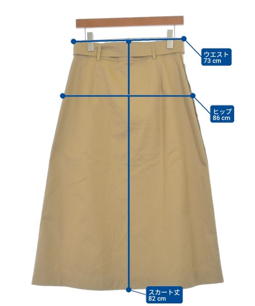 MAX MARA WEEK END LINE（マックスマーラ　ウィークエンドライン）ロング・マキシ丈スカート ベージュ サイズ:40(M位) レディース/2200716135029
