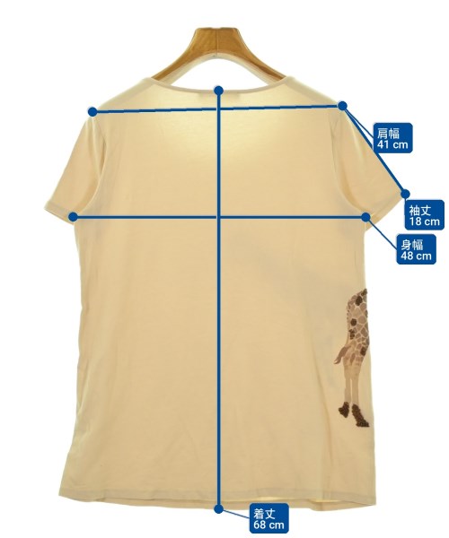 MAX MARA WEEK END LINE（マックスマーラ　ウィークエンドライン）Tシャツ・カットソー ベージュ サイズ:S レディース/2200716453048