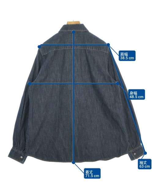MAX MARA WEEK END LINE（マックスマーラ　ウィークエンドライン）カジュアルシャツ 紺 サイズ:44(L位) レディース/2200717003037