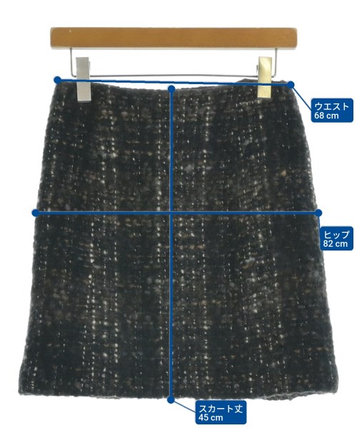 MAX MARA WEEK END LINE（マックスマーラ　ウィークエンドライン）ミニスカート 黒 サイズ:36(XS位) レディース/2200639894027