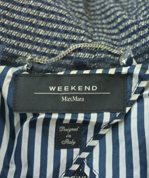 MAX MARA WEEK END LINE（マックスマーラ　ウィークエンドライン）ノーカラージャケット 紺 サイズ:36(XS位) レディース/2200641993176