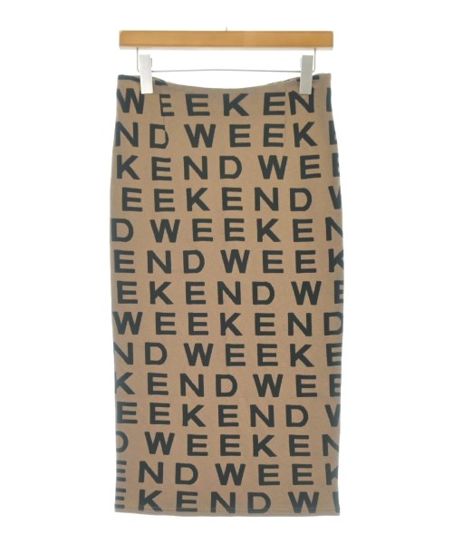 MAX MARA WEEK END LINE(マックスマーラ　ウィークエンドライン)ロング・マキシ丈スカート 茶 サイズ:S/2200648708025