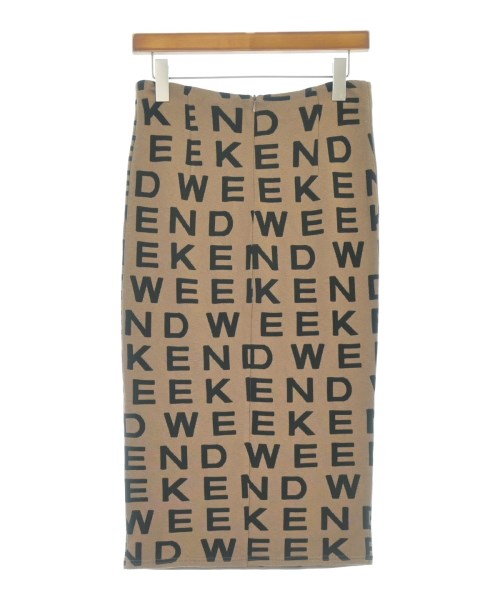 MAX MARA WEEK END LINE（マックスマーラ　ウィークエンドライン）ロング・マキシ丈スカート 茶 サイズ:S レディース/2200648708025