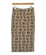 MAX MARA WEEK END LINE（マックスマーラ　ウィークエンドライン）ロング・マキシ丈スカート 茶 サイズ:S レディース/2200648708025