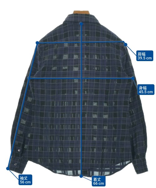 MAX MARA WEEK END LINE（マックスマーラ　ウィークエンドライン）カジュアルシャツ 紺 サイズ:42(M位) レディース/2200654180082