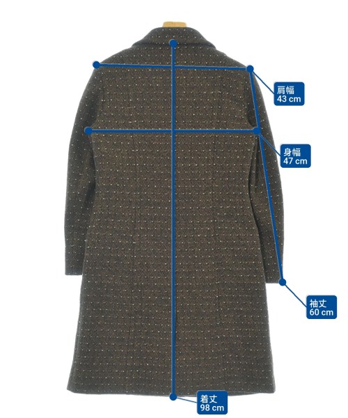 MAX MARA WEEK END LINE（マックスマーラ　ウィークエンドライン）チェスターコート 茶 サイズ:42(M位) レディース/2200646239019