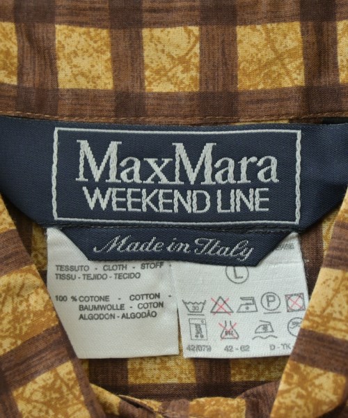 MAX MARA WEEK END LINE（マックスマーラ　ウィークエンドライン）カジュアルシャツ 茶 サイズ:L レディース/2200646239033