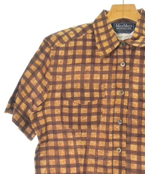 MAX MARA WEEK END LINE（マックスマーラ　ウィークエンドライン）カジュアルシャツ 茶 サイズ:L レディース/2200646239033