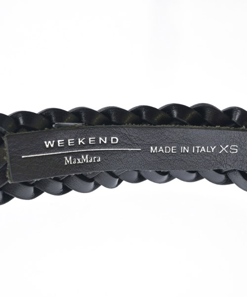 MAX MARA WEEK END LINE（マックスマーラ　ウィークエンドライン）ベルト 黒 サイズ:- レディース/2200706849097
