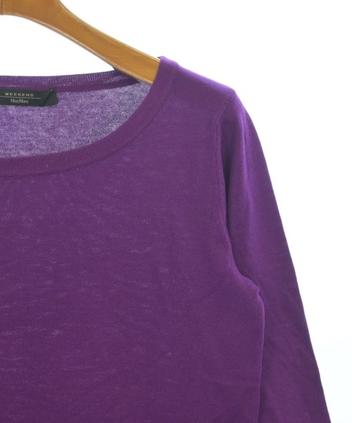 MAX MARA WEEK END LINE（マックスマーラ　ウィークエンドライン）ニット・セーター 紫 サイズ:S レディース/2200658517228