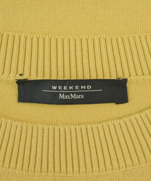 MAX MARA WEEK END LINE（マックスマーラ　ウィークエンドライン）ニット・セーター 黄 サイズ:S レディース/2200658517280