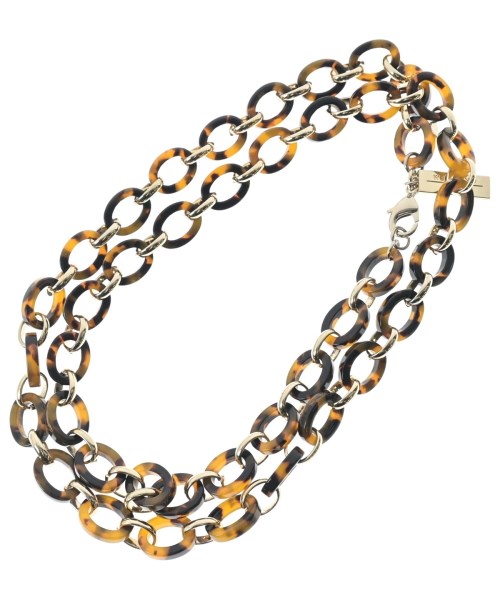 MAX MARA WEEK END LINE(マックスマーラ　ウィークエンドライン)ネックレス 茶 サイズ:-/2200658517914